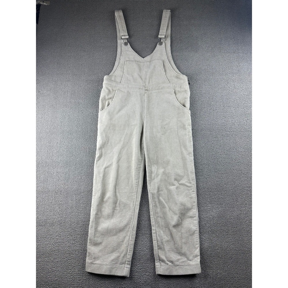 Zara Overalls Women XS Beige Trafaluc Collection Corduroy Coastal‎ Utility Boho